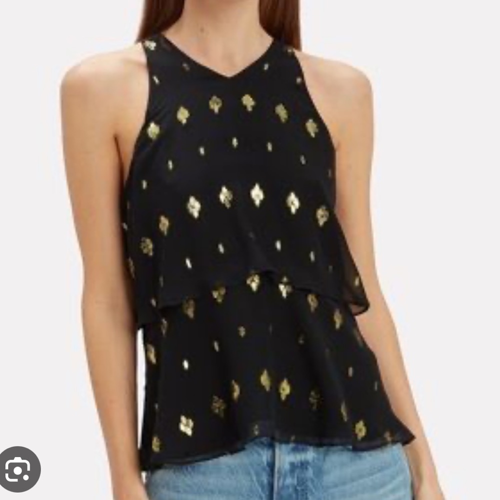 A.L.C Duran Black Diamond Top